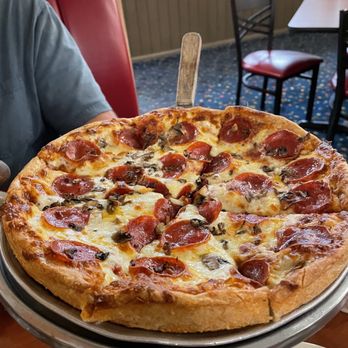 Toni's Pizza - Medium Pepperoni and mushroom. - Pizza Near Me - Virginia Beach, Virginia Toni's Pizza - Medium Pepperoni and mushroom. - Pizza Near Me - Virginia Beach, Virginia