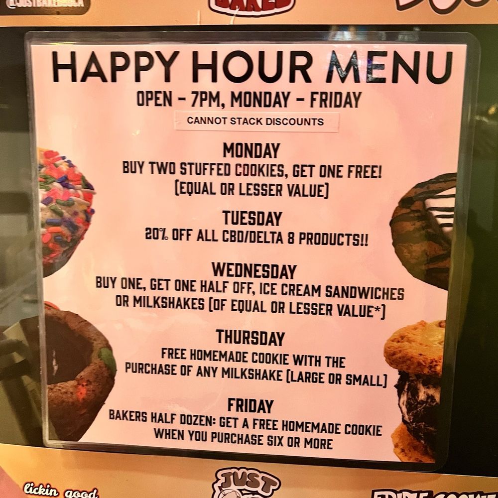 Just Baked - Happy Hour Menu - Bakeries Near Me - Boca Raton, Florida Just Baked - Happy Hour Menu - Bakeries Near Me - Boca Raton, Florida