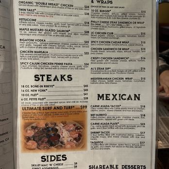 Rustic House - Menu - Pubs Near Me - Las Vegas, Nevada