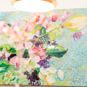 TAE on Talbot - Original art by the owner, Annie Pajcic, as well as girls she has mentored decorates the walls of TAE on Talbot. - Party & Event Planning Near Me - Jacksonville, Florida