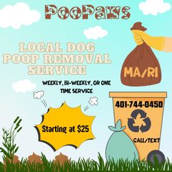 PooPaws - We are located in Uxbridge, MA L. Call or text us today!!