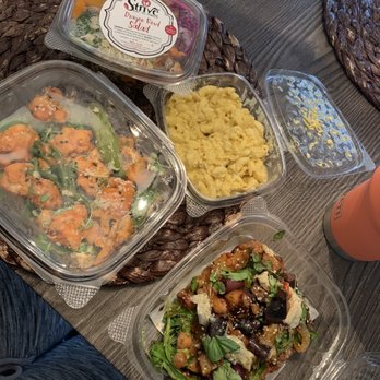 Strive Foods - Buffalo cauli pizza, dragon bowl side salad, vegan Mac, and ratatouille pizza! - Vegan Near Me - Atlanta, Georgia Strive Foods - Buffalo cauli pizza, dragon bowl side salad, vegan Mac, and ratatouille pizza! - Vegan Near Me - Atlanta, Georgia