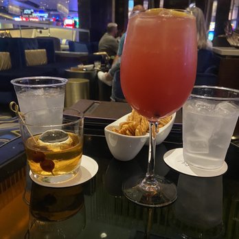 Lobby Bar - Watermelon spritz and Manhattan - Lounges Near Me - Las Vegas, Nevada