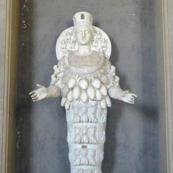 Musei Vaticani - Statue of Artemis, the fertility goddess, whose body has been covered with severed testicles of sacrificial bulls. - Museums Near Me - Rome, RM