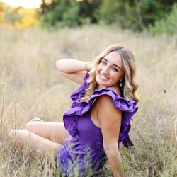 Hazel and Olive - This is the In The Stands Romper- Purple PEEFECT romper to pair with tall boots for a western look!