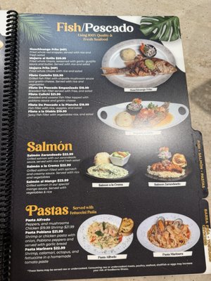 Menu photo 4 Mariscos Nayarit Roanoke, VA