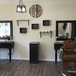 Algonquin Barber Shop - Rustic Modern interior with classic chairs