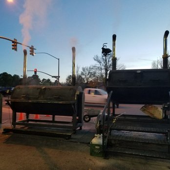Big John's Texas BBQ - The grills cooking up yummy bbq - Barbeque Near Me - Page, Arizona