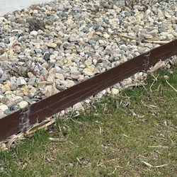 Edging, it should be flush to the ground
