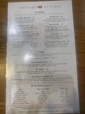Menu photo 1 Poppyseed Kitchen Fort Mill, SC Menu photo 1 Poppyseed Kitchen Fort Mill, SC