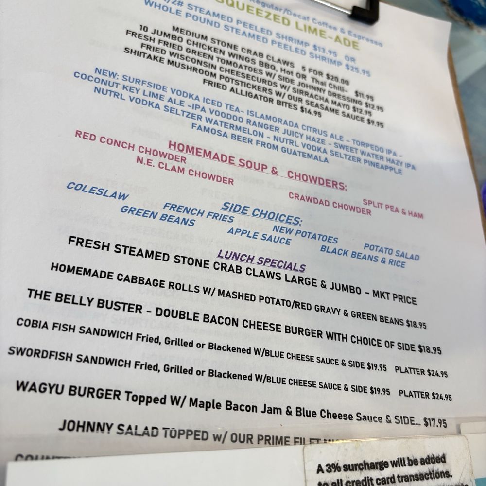 Fish Tales Market & Eatery - Menu - Seafood Near Me - Marathon, Florida