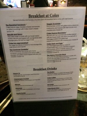 Menu photo 5 Coles Bar & Grill Ruston, WA
