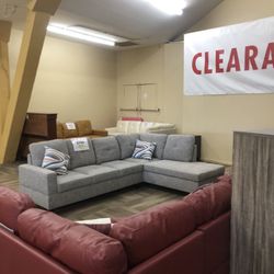 Palace Furniture - Sectional in clearance section