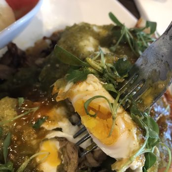 The Scratch Room - Fully cooked yolk on a poached egg :( - Breakfast & Brunch Near Me - Anaheim, California