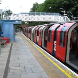 Epping Station - Platform 1, looking towards the attractive footbridge.