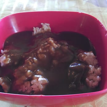 Ka'aha'aina Cafe - Rice and gravy. Heavenly combo - Seafood Near Me - Waianae, Hawaii