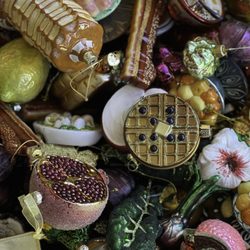 A large variety of beautiful Christmas ornaments
