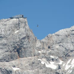 Dachstein Gletscherbahn Ramsau - Dachstein Gletscherbahn kurz vor der Bergstation Hunerkogel