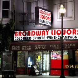 Broadway Liquors - Store at night