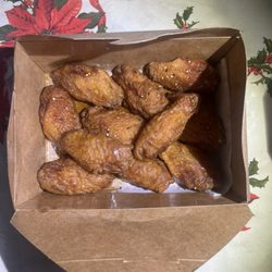 Soy garlic wings