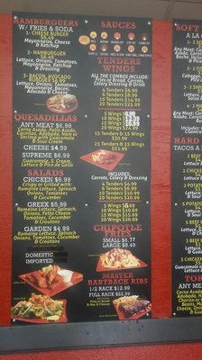 Menu photo 7 Wings Mix Vista, CA