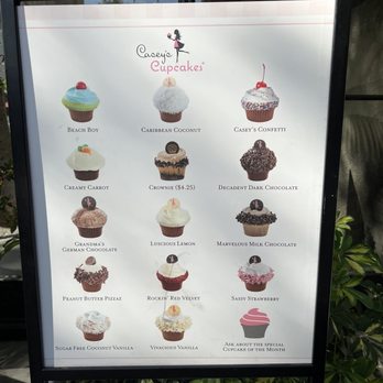 Casey's Cupcakes - Flavors - Cupcakes Near Me - Riverside, California