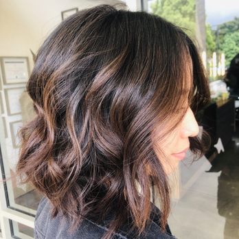 Bishops - After! My natural hair color is dark brown, almost black. Sara lightened my hair WITHOUT bleach. - Hair Salons Near Me - Irvine, California