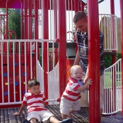St. Patrick's County Park - Kids love the barn-themed playground!