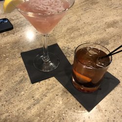 One of their signature cocktails, Old Fashion