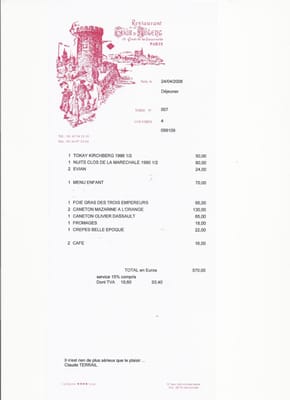 Menu photo 8 Tour d'Argent Paris, 75