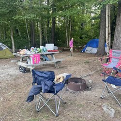 Sennebec Lake Campground - Our home for the weekend