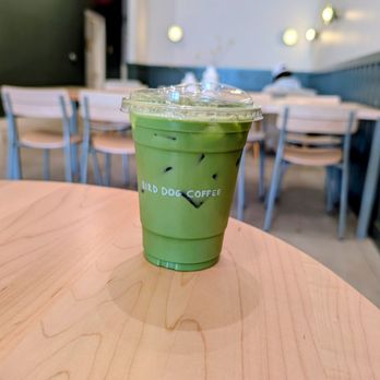 Bird Dog Coffee - Matcha, almond milk, honey, iced - Coffee & Tea Near Me - Laguna Hills, California Bird Dog Coffee - Matcha, almond milk, honey, iced - Coffee & Tea Near Me - Laguna Hills, California
