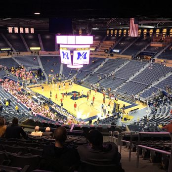 Crisler Center - Can't remember our section from 2019, sorry. Still a great view, not a bad seat in this place. - Stadiums & Arenas Near Me - Ann Arbor, Michigan