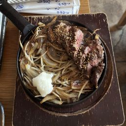 The Yakinuku Steak, 5 stars! So delicious!! The Yakinuku Steak, 5 stars! So delicious!!