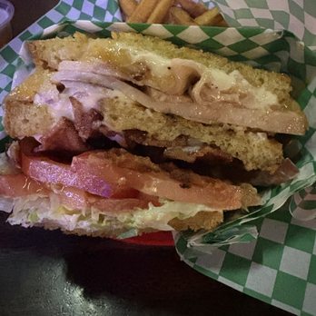 Round Corner Tavern - Turkey bacon club sandwich - Dive Bars Near Me - Sacramento, California Round Corner Tavern - Turkey bacon club sandwich - Dive Bars Near Me - Sacramento, California