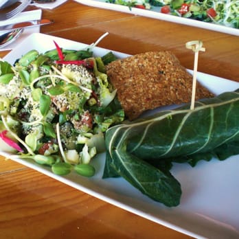 Rawtopia - Sweet Basil Salad & Lebanese Wrap Combo - Burgers Near Me - Millcreek, Utah Rawtopia - Sweet Basil Salad & Lebanese Wrap Combo - Burgers Near Me - Millcreek, Utah