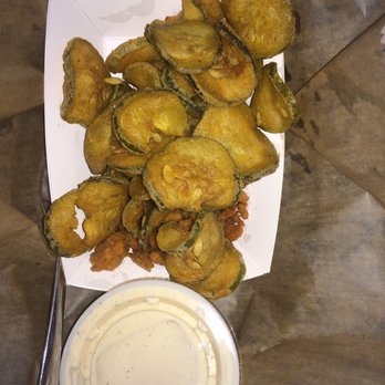 Mark's Feed Store - Fried pickles - because why not? And I've never had them before. - Barbeque Near Me - Louisville, Kentucky Mark's Feed Store - Fried pickles - because why not? And I've never had them before. - Barbeque Near Me - Louisville, Kentucky