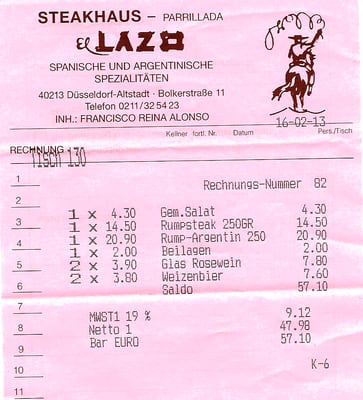 Menu photo 7 El Lazo Dusseldorf, NW