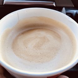 McDonald's - Weak, milky, watery. yuck.