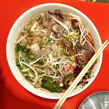 Nho Kitchen - Nho House Special Wonton & Meatball with Fresh Flat Noodle Soup - Coffee & Tea Near Me - Fresno, California Nho Kitchen - Nho House Special Wonton & Meatball with Fresh Flat Noodle Soup - Coffee & Tea Near Me - Fresno, California
