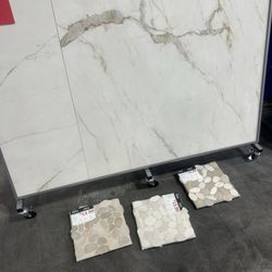 Bedrosians Tile & Stone - Shower slab with shower floor tile