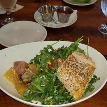 Water's Edge Restaurant & Bar - Beautiful salad and burger just right! Thank you Michelle for fabulous service! - American Near Me - Edgecomb, Maine