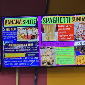 Up In Scoops - Menu - Ice Cream & Frozen Yogurt Near Me - Las Vegas, Nevada Up In Scoops - Menu - Ice Cream & Frozen Yogurt Near Me - Las Vegas, Nevada