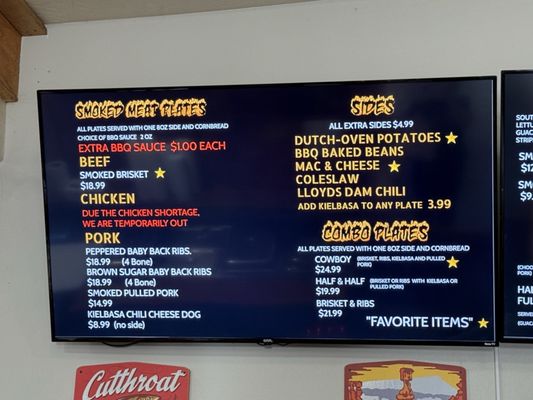 Menu photo 3 Giff’s Barbecue Kanab, UT Menu photo 3 Giff’s Barbecue Kanab, UT