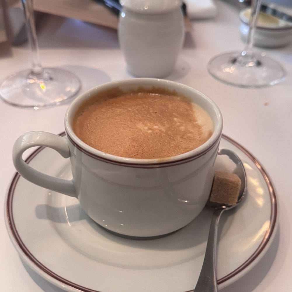 Bouchon Bistro - Ordered some coffee - French Near Me - Coral Gables, Florida