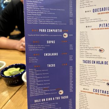 El Califa, Palmas - Menú - Mexican Near Me - México, D.F., DIF El Califa, Palmas - Menú - Mexican Near Me - México, D.F., DIF