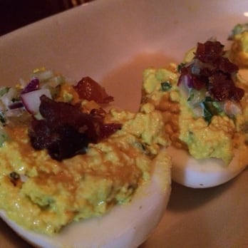 Whiskey Cake - Deviled Eggs. Different all the time but delicious - New American Near Me - Plano, Texas Whiskey Cake - Deviled Eggs. Different all the time but delicious - New American Near Me - Plano, Texas