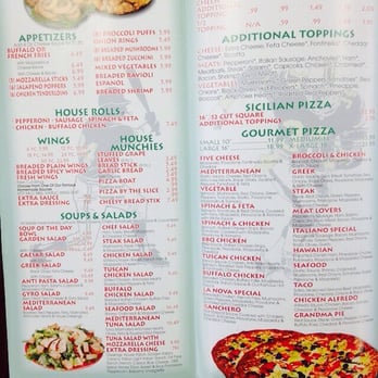 La Nova Pizzeria - Menu - Pizza Near Me - Springdale, Pennsylvania La Nova Pizzeria - Menu - Pizza Near Me - Springdale, Pennsylvania