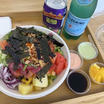 Alohahola - Poke Bowl with 3 Proteins - Hawaiian Near Me - Virginia Beach, Virginia Alohahola - Poke Bowl with 3 Proteins - Hawaiian Near Me - Virginia Beach, Virginia