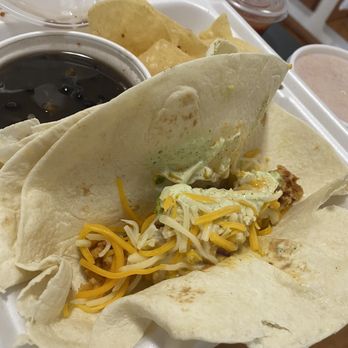 Your Appetites - a plate of tacos and chips - Sandwiches Near Me - Quitman, Texas